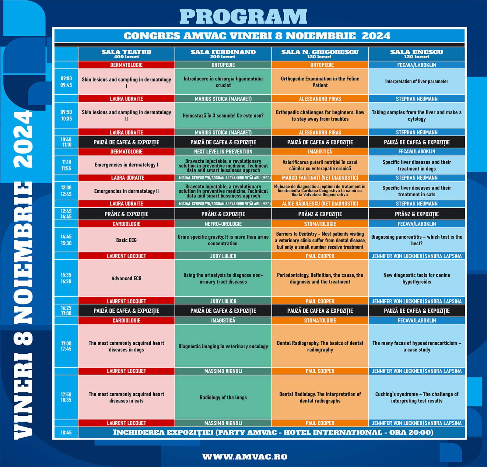 Program AMVAC 8 nioembrie 2024