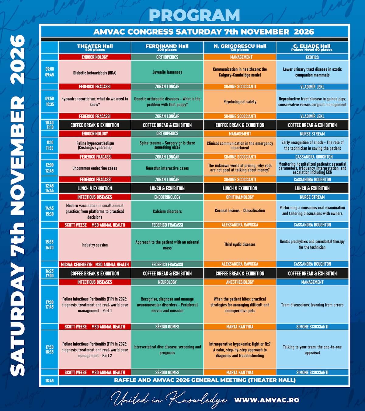 Program Congres AMVAC 07.11.2026